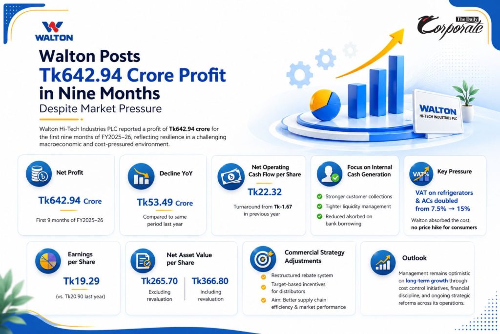 Walton posts Tk642.94 crore profit